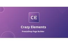 Crazy Elements is the best elementor based page builder for PrestaShop